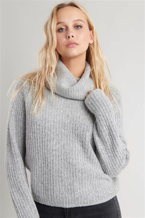knitted turtleneck sweater garage us turtle neck knit turtleneck sweater knit fashion