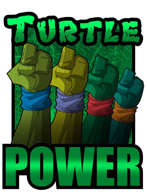 Turtle Power! | Teenage mutant ninja turtles artwork, Ninja turtles, Tmnt turtles