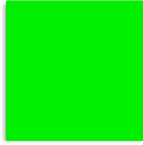 Perfect For Chroma Key Green Screen Canvas Print By Go Postal Green