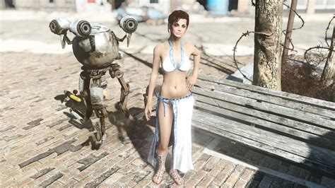Havok Physics Enabled Cbbe Mina Cloth With Breast Physics At Fallout 4