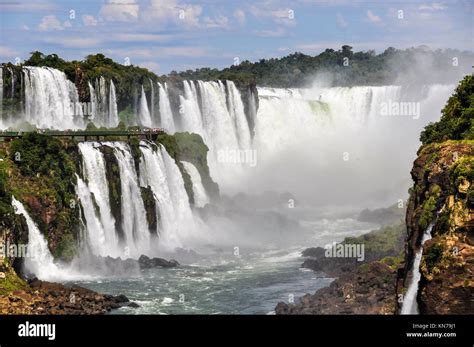 Devils Throat At Iguazu Falls One Of The New Seven Wonders Of Nature