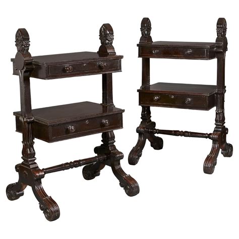 Pair Of Ebonised Anglo Indian Side Tables Circa 1860 For Sale At 1stdibs