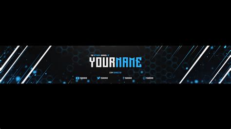 Youtube Channel Art Template Photoshop