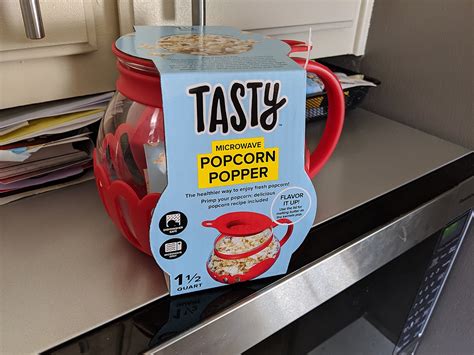 Review The Tasty Brand Microwave Popcorn Popper
