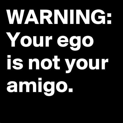 The Observers Voice Blog Archive Your Ego Is Not Your Amigo