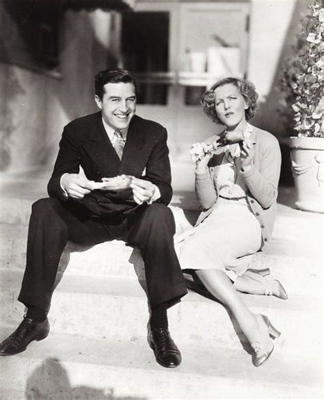 Ray Milland And Jean Arthur On The Set Of Easy Living 1937 Directed
