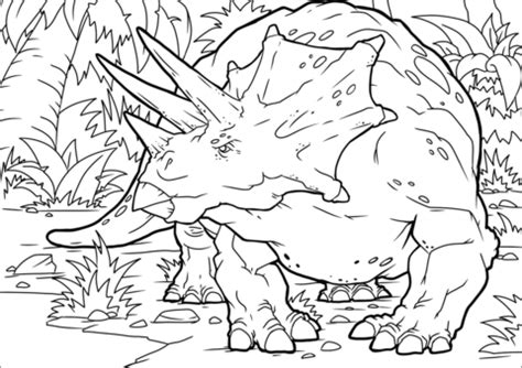 Triceratops Dinosaur coloring page | Free Printable Coloring Pages