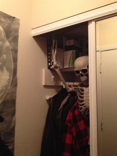 Yes I Do Have A Skeleton In My Closet His Name Is Scary Jerry He