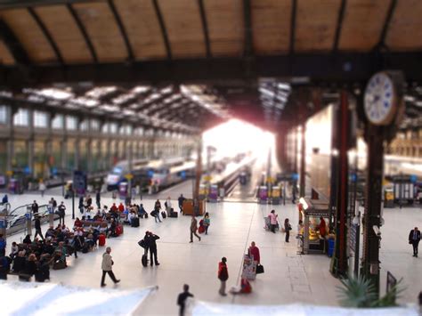 Gare De Lyon Train Station France Tiltshift With Images Street View