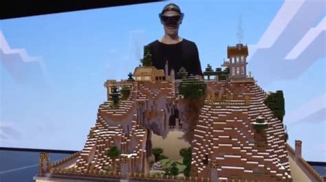 An Incredible Demonstration Of ‘minecraft Using The Hologram Producing