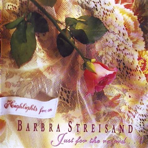 Highlights From Just For The Record Barbra Streisand Mp3 Buy Full Tracklist