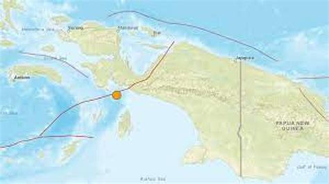 59 Magnitude Earthquake Strikes Off Indonesias Papua