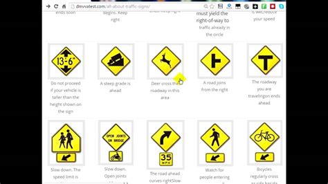 Dmv Virginia Traffic Signs