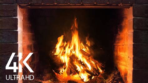 8 Hours Of Fireplace Sounds Crackling Fireplace In 4k Uhd Part 1