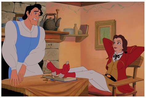 belle and gaston by serisabibi on deviantart