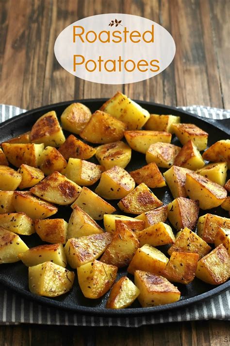 Roasted Potatoes Simply Sated