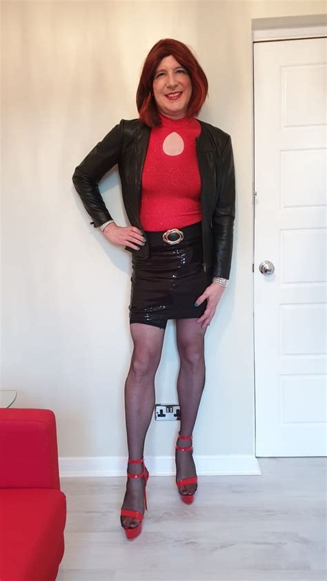 leather jacket and pink sissy chastity for tgirl lucy porn pictures xxx photos sex images