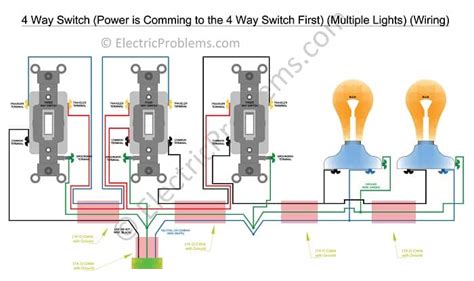 Wiring Diagram For Multiple Lights On One Switch Wiring Digital And
