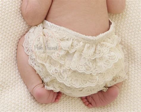 Champagne Lace Diaper Cover Baby Diaper Cover By Poshpeanutkids