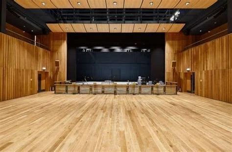 Glossy Auditorium Stage Wooden Flooring Thickness 16 20 Mm At Rs 625