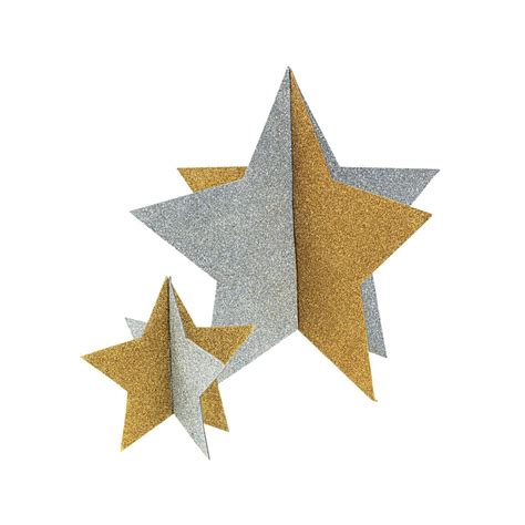 Gold And Silver Star Centerpieces Star Centerpieces Hollywood Party