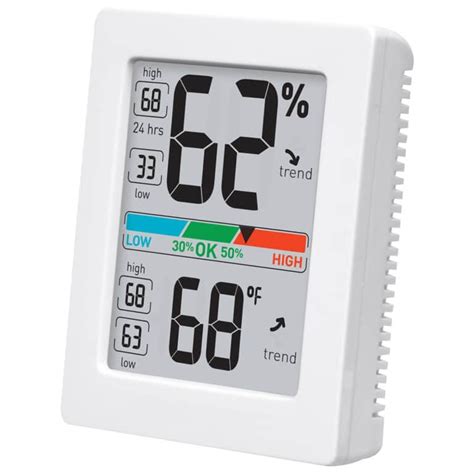 Indoor Temperature And Humidity Monitor Upton Bass