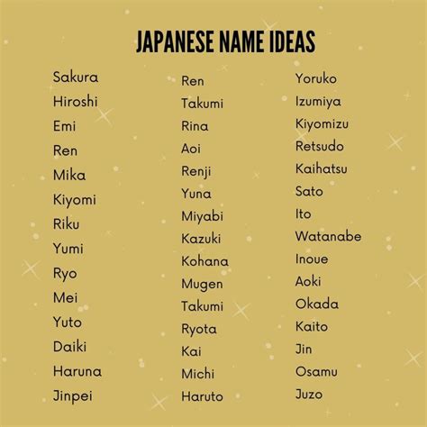 135 Japanese Name Ideas With Meaning Brand Peps