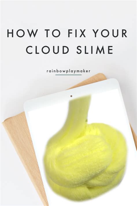 How To Fix Your Cloud Slime Slime How To Make Slime How To Make Clouds