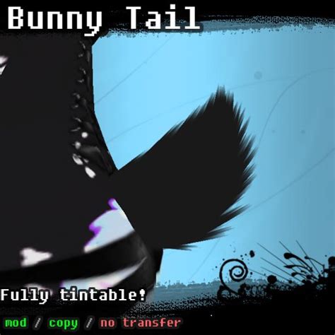 Second Life Marketplace Bunny Tail