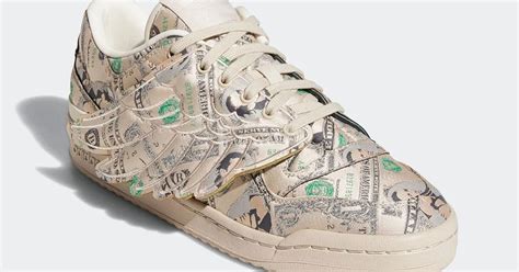 Adidas Money Printed Jeremy Scott ‘wings Sneaker Is Now A Low Top
