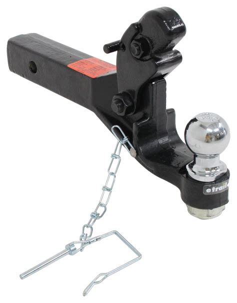 Pintle Hook Combo 2 Ball With 2 Shank 12k Tow Ready Trailer Hitch