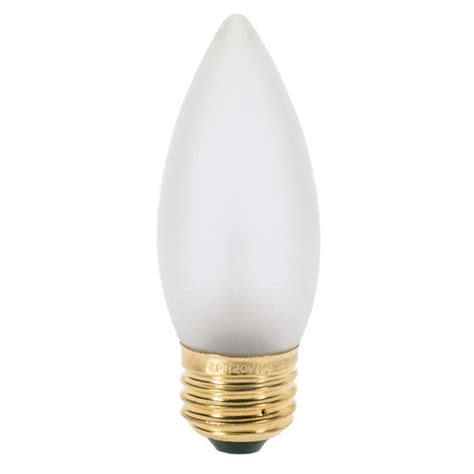 Incandescent Flame Light Bulb Medium Base 130v By Satco A3635
