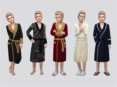 Coco Suite Robe Boys By Mclaynesims At Tsr Sims 4 Updates