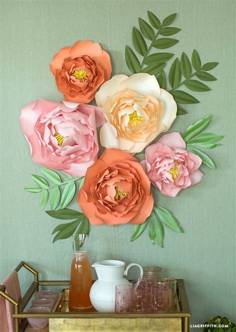 Paper Flower Backdrop Easy Paper Flowers Giant Paper Flowers Paper