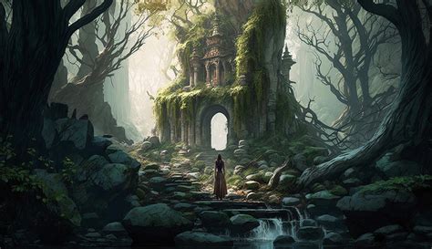A Mystical Castle Deep In The Forest By Jannix77 On Deviantart