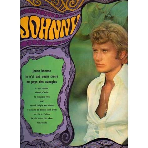 Johnny hallyday — ça ne finira jamais. Jeune homme de Johnny Hallyday, 33T chez captaindiggin ...