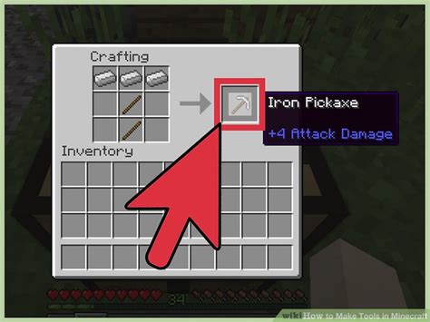A pickaxe is one of the most basic tools you will ever make in minecraft. How to Make Tools in Minecraft (with Pictures) - wikiHow