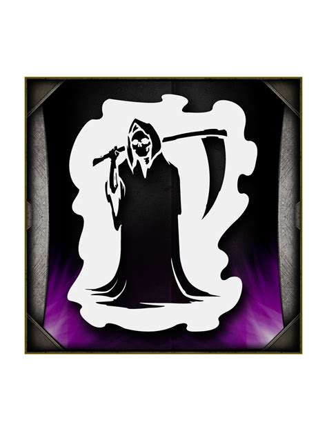 Grim Reaper 6 Airbrush Stencil Template For Painting Tatoo Art