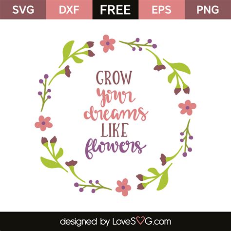 Free Free 279 Flower Quote Svg SVG PNG EPS DXF File