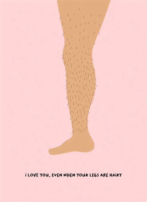 Hairy Legs By Back To The Drawing Board Illustration Cardly