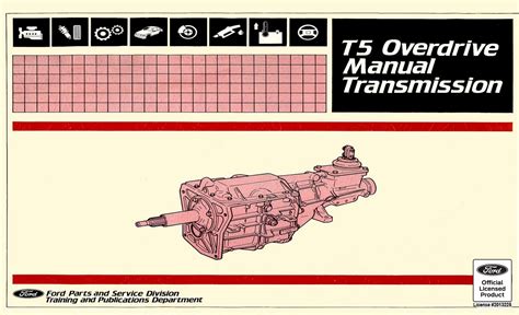 T5 Overdrive Manual Transmission - Fordmanuals.com