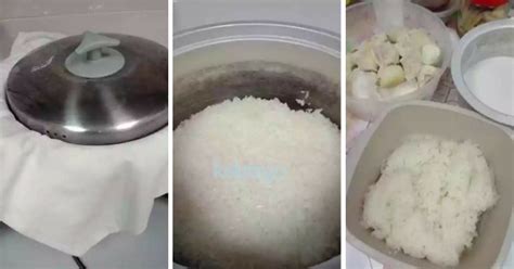 Macam mana nak masak pulut kalau tak ada pengukus tu ye? Tanak Pulut Tanpa Kukus, Guna Rice Cooker Je. Nak Dapat ...