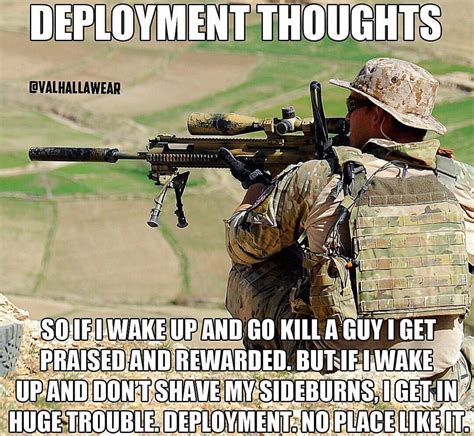 Deployment Thoughts Army Humor Military Jokes Military Humor