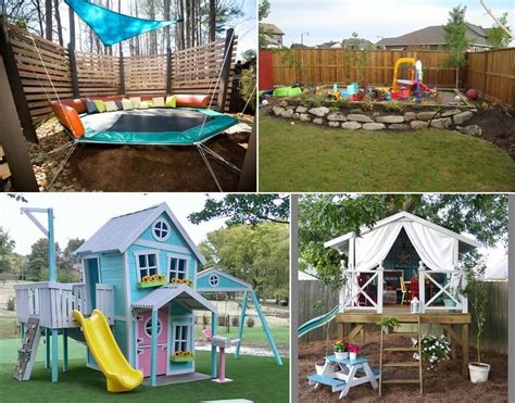 12 Super Cool Ideas For A Backyard Kids Play Area