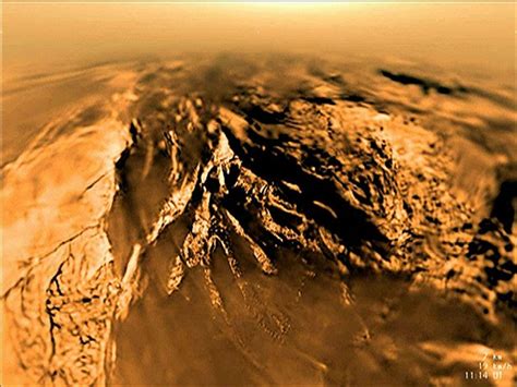 Rigid Ice Shell Covering Saturns Moon Titan May Have Deep Roots