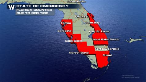 Latest Florida Red Tide Update October 2018 Weathernation