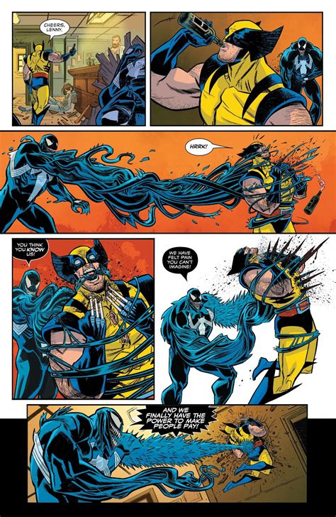 Venom And Spider Man Vs Sabretooth And Wolverine Battles Comic Vine