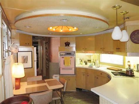 Midcentury Retro Spartan Trailer Circular Kitchen Vintage Rv Vintage