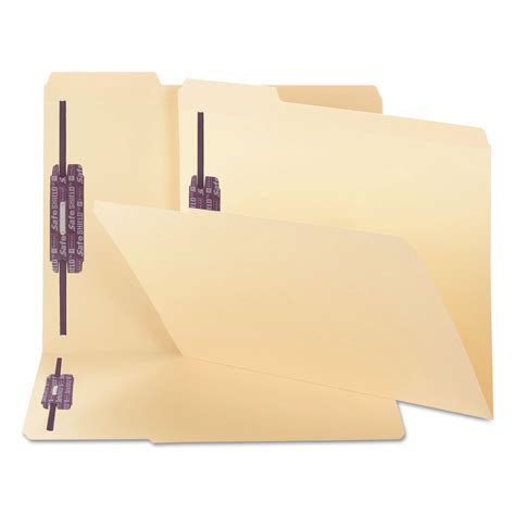 Manila 2 Fastener Folders With Two Safeshield Coated Fasteners By Smead