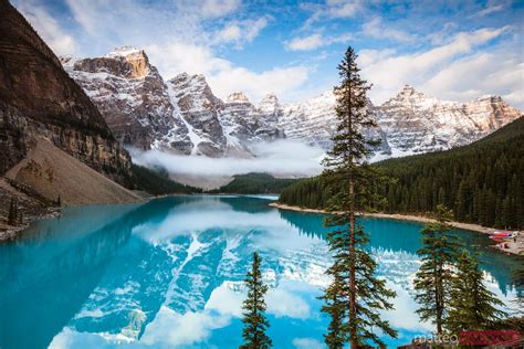 Moraine Lake In Autumn Banff National Park Canada Royalty Free Image